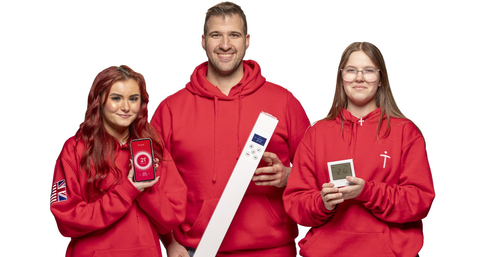 Team Photo with Thermostats