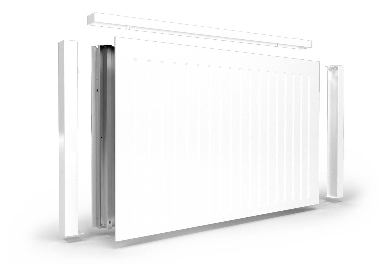 Aluminium Flutes Render